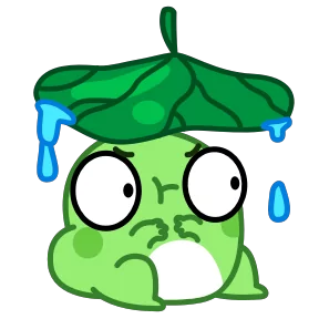 Стикер из набора Жабки