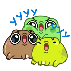 Стикер из набора Жабки