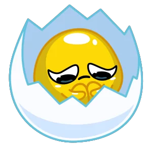 Стикер из набора Желтый