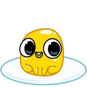 Стикер из набора Желтый