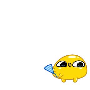 Стикер из набора Желтый