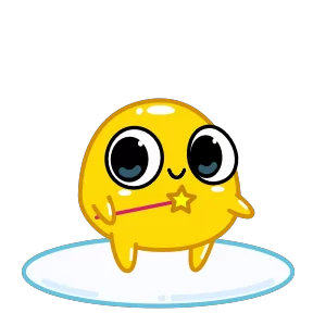 Стикер из набора Желтый