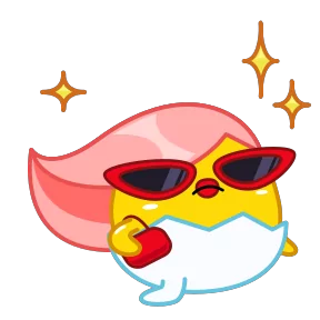 Стикер из набора Желтый