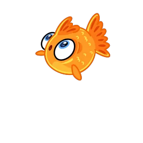 Стикер из набора Золотая рыбка