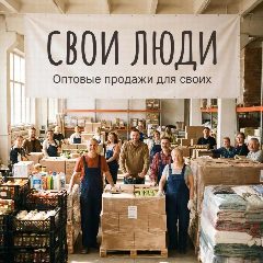 Канал Свои люди - оптовые продажи в мессенджере MAX — 24 подписчика